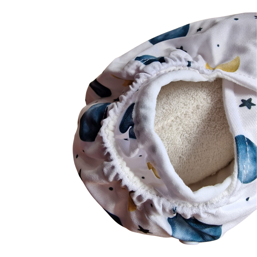 Pocket diaper organic cotton GOTS including insert One-Size