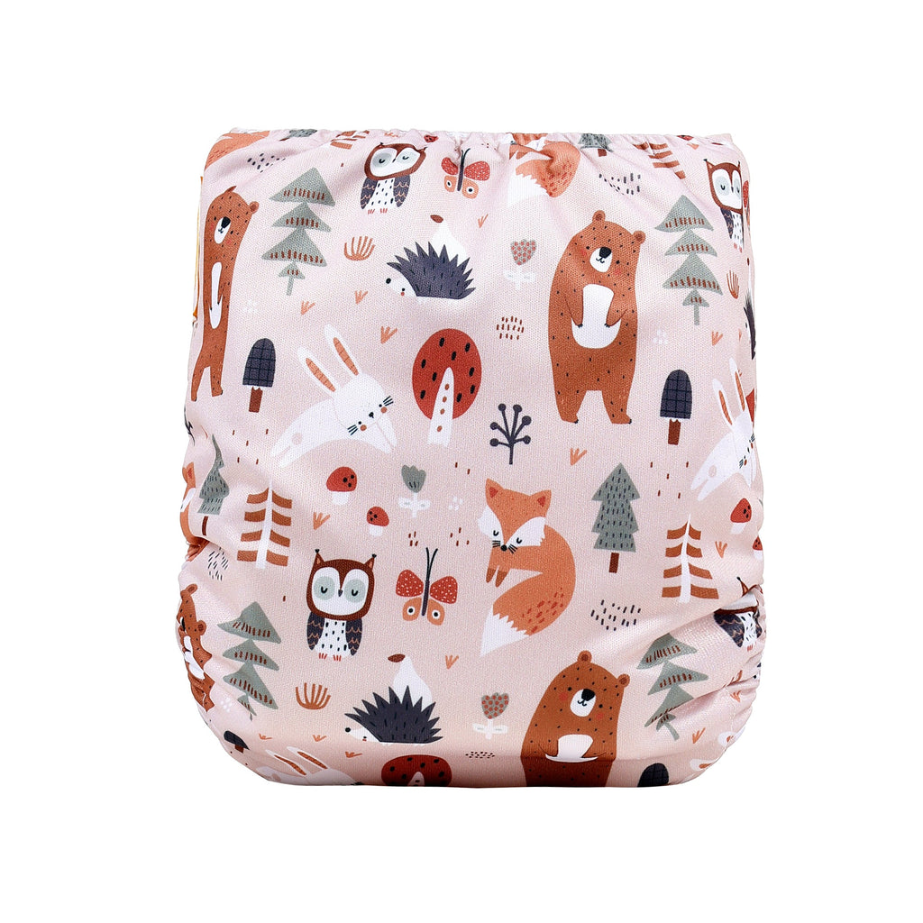 Pocket diaper organic cotton GOTS including insert One-Size