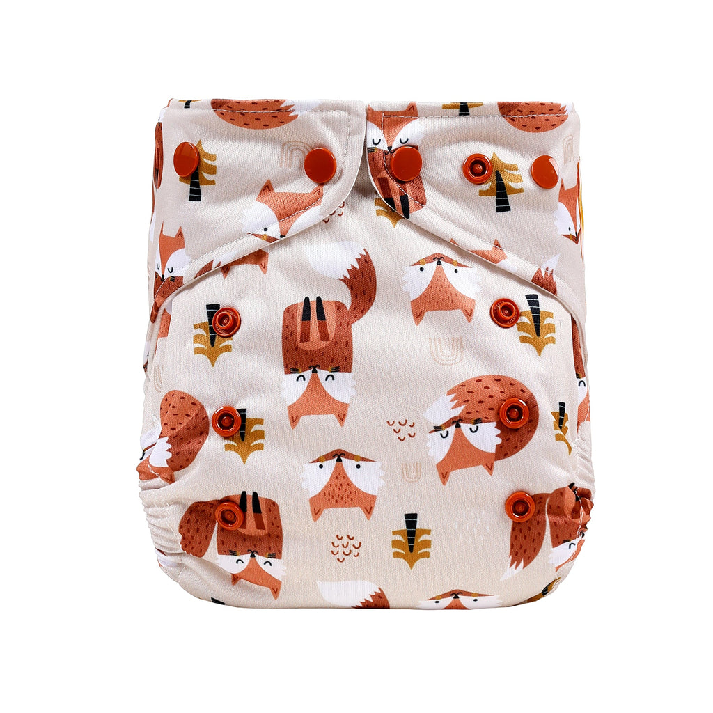 Pocket diaper organic cotton GOTS including insert One-Size