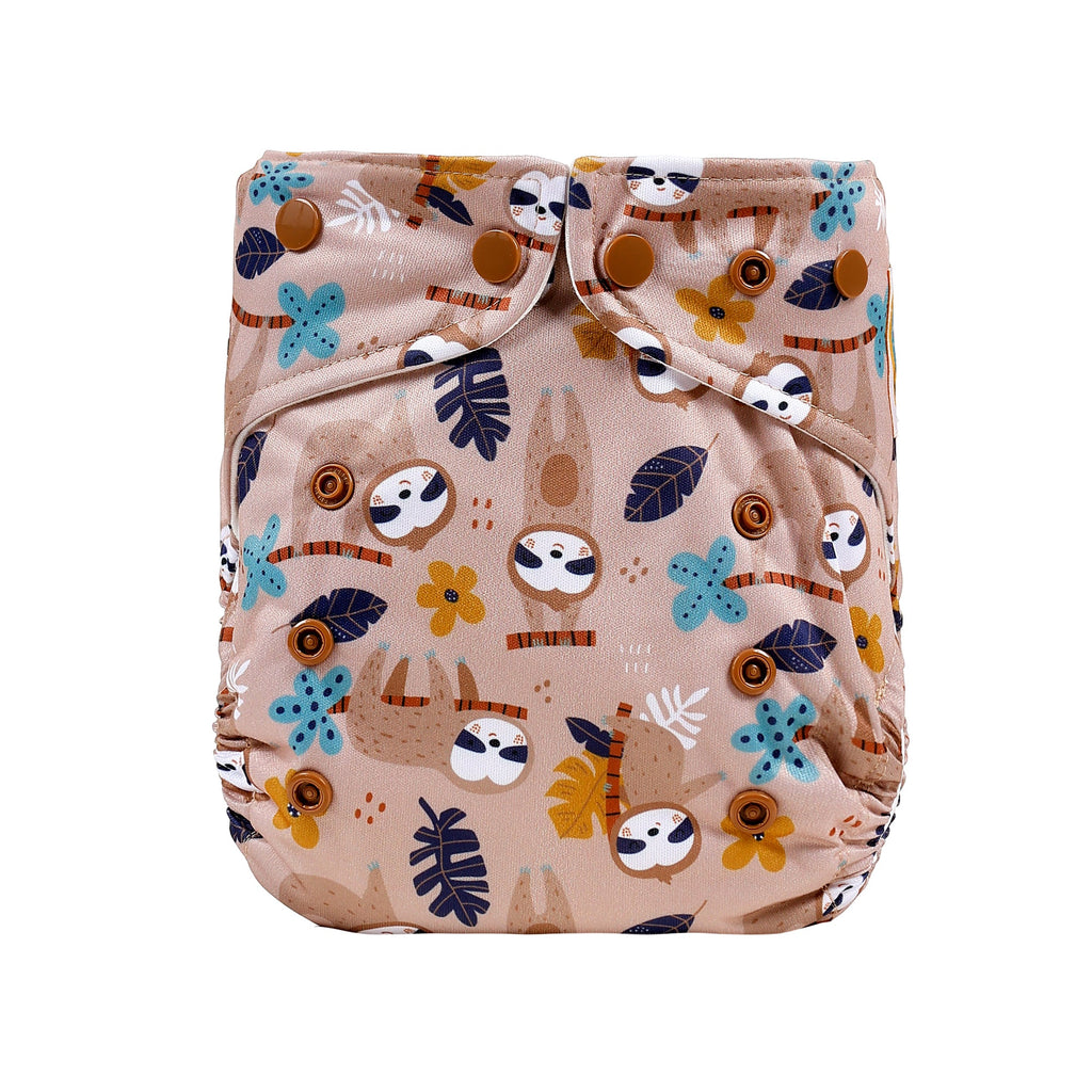 Pocket diaper organic cotton GOTS including insert One-Size