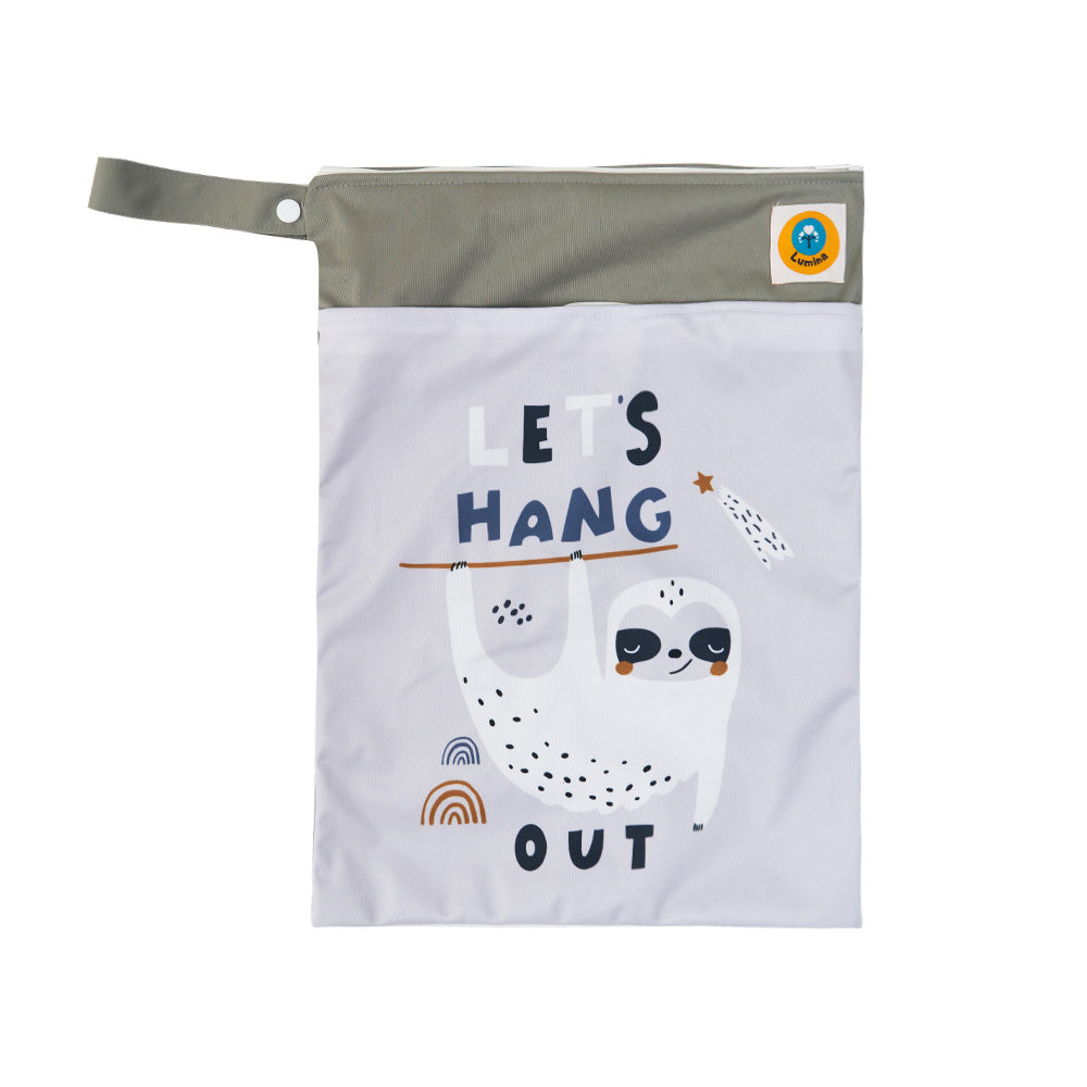 Lumina double wet bag with 2 compartments big print