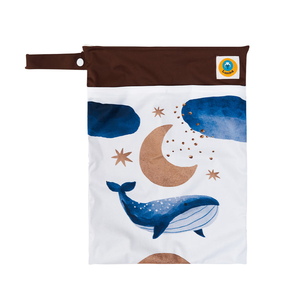 Lumina double wet bag with 2 compartments big print